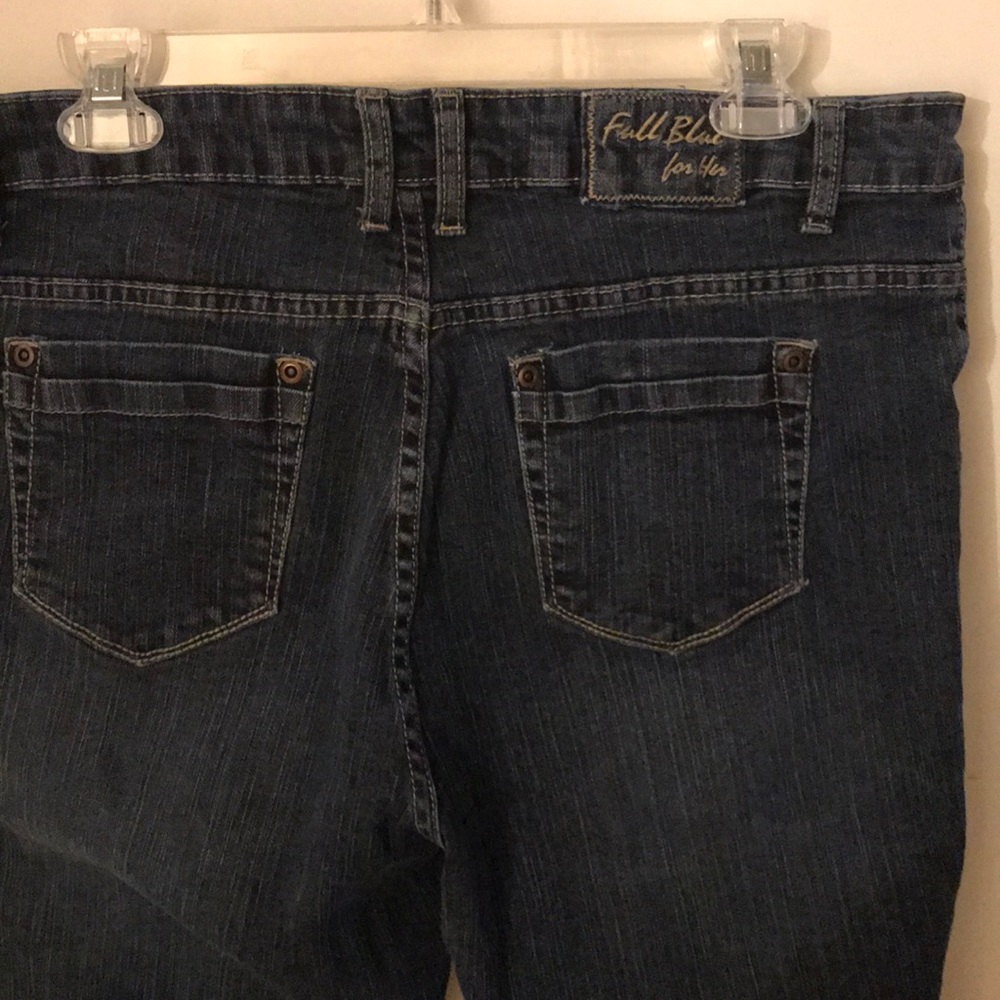 Full Blue for Her Capri Jeans women size 16 - Picture 4 of 6